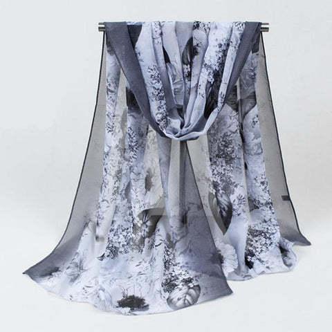 Chiffon Silk Scarf