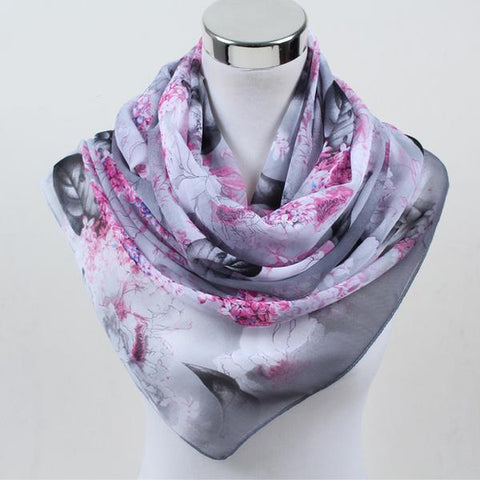 Chiffon Silk Scarf
