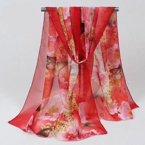 Chiffon Silk Scarf