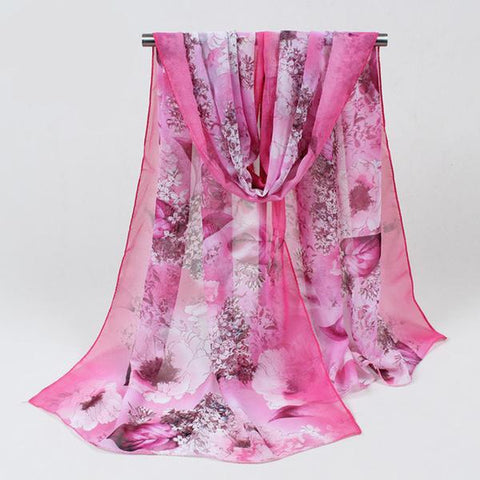 Chiffon Silk Scarf