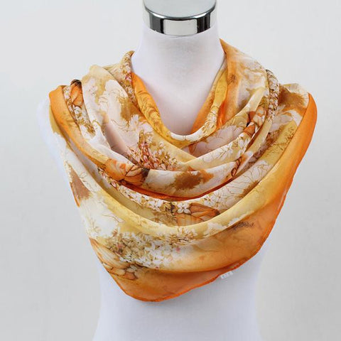 Chiffon Silk Scarf