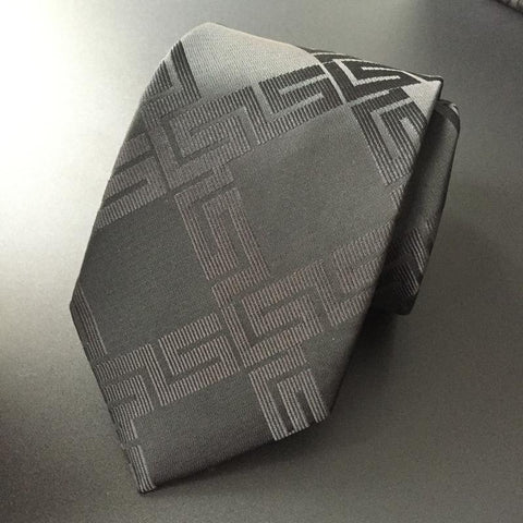 Chich Black Silk Tie