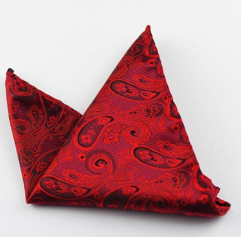 Paisley Silk Patterned Handkerchief