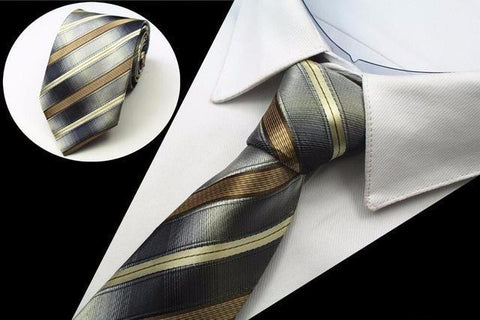 Jacquard Woven Silk Tie