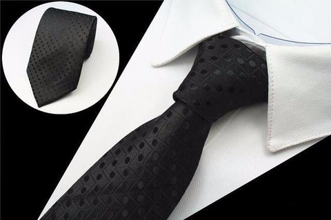 Jacquard Woven Silk Tie