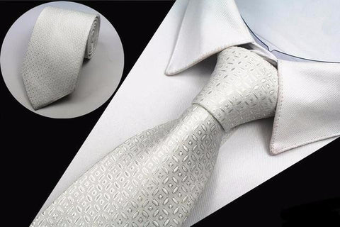 Jacquard Woven Silk Tie