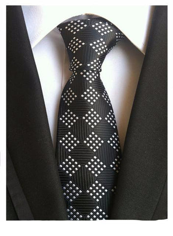 Chich Black Silk Tie