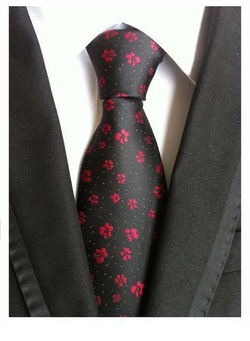 Chich Black Silk Tie