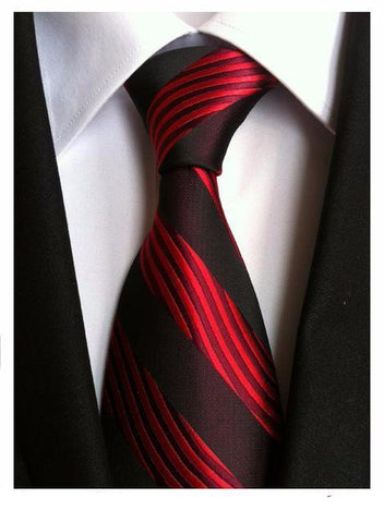Chich Black Silk Tie
