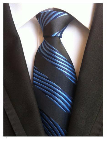 Chich Black Silk Tie