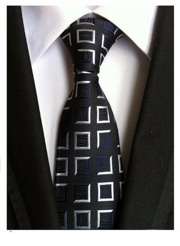 Chich Black Silk Tie