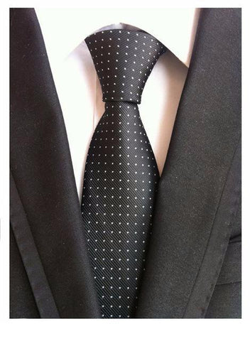 Chich Black Silk Tie