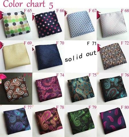 Creative Floral Silk Handkerchief Set