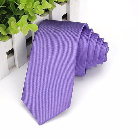 Casual Skinny Narrow Silk Tie