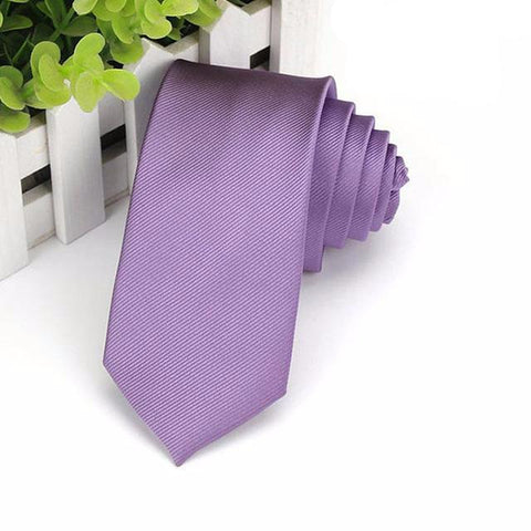 Casual Skinny Narrow Silk Tie