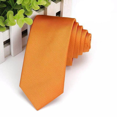 Casual Skinny Narrow Silk Tie