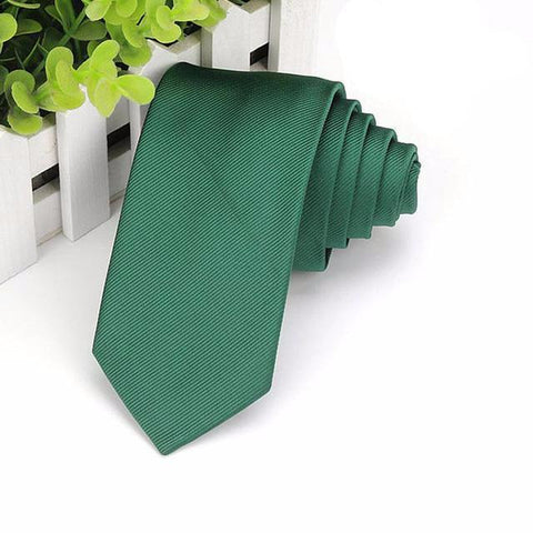 Casual Skinny Narrow Silk Tie