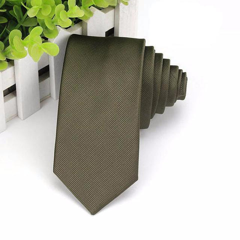 Casual Skinny Narrow Silk Tie