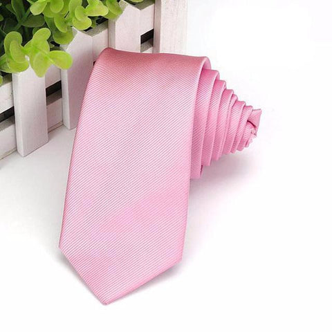 Casual Skinny Narrow Silk Tie