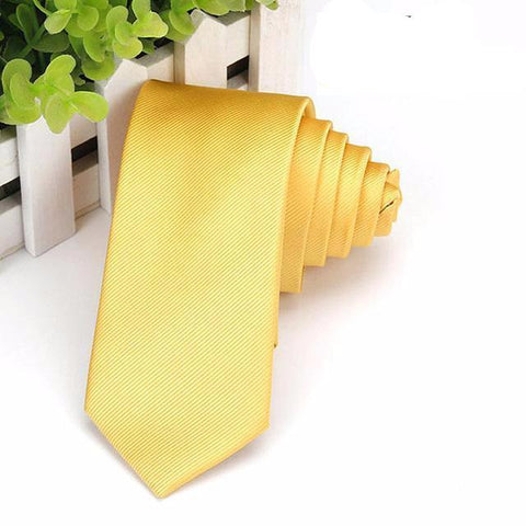 Casual Skinny Narrow Silk Tie