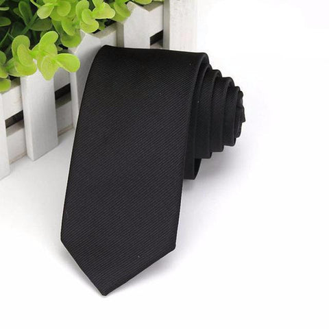 Casual Skinny Narrow Silk Tie